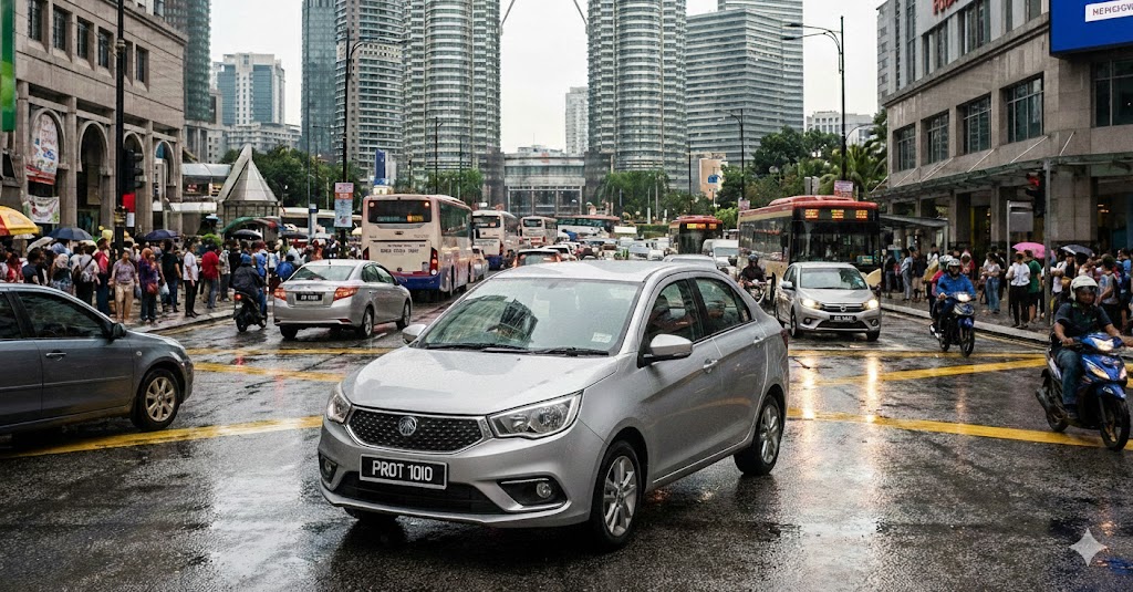 kereta sewa proton saga